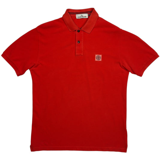 S/S 15 Stone Island Regular Fit Polo Shirt - Red