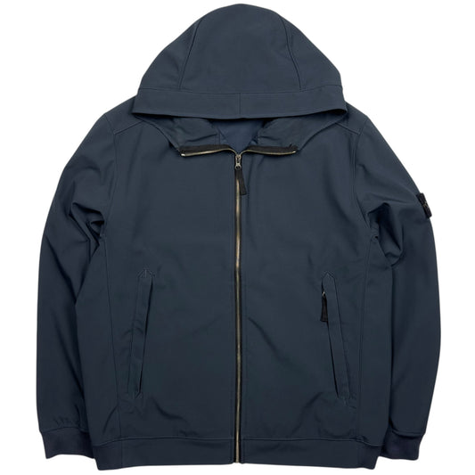 S/S 20 Stone Island Light Soft Shell R - Marine Blue