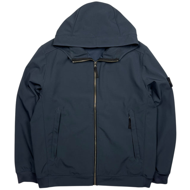 S/S 20 Stone Island Light Soft Shell R - Marine Blue