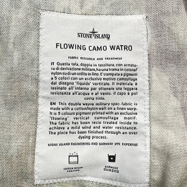 S/S 15 Stone Island Flowing Camo Watro Bomber Jacket