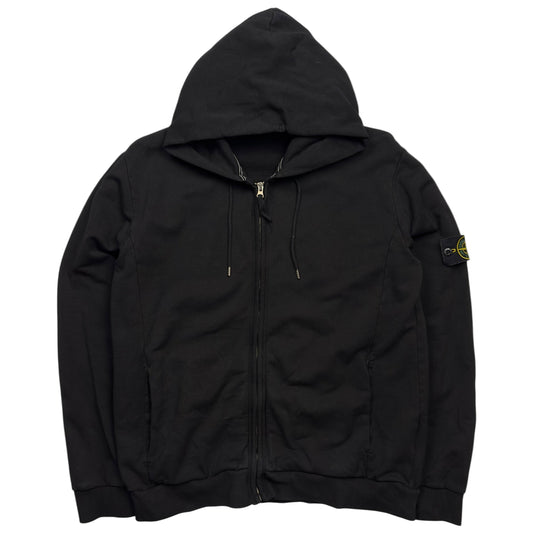 A/W 10 Stone Island Full Zip Hoodie - Black
