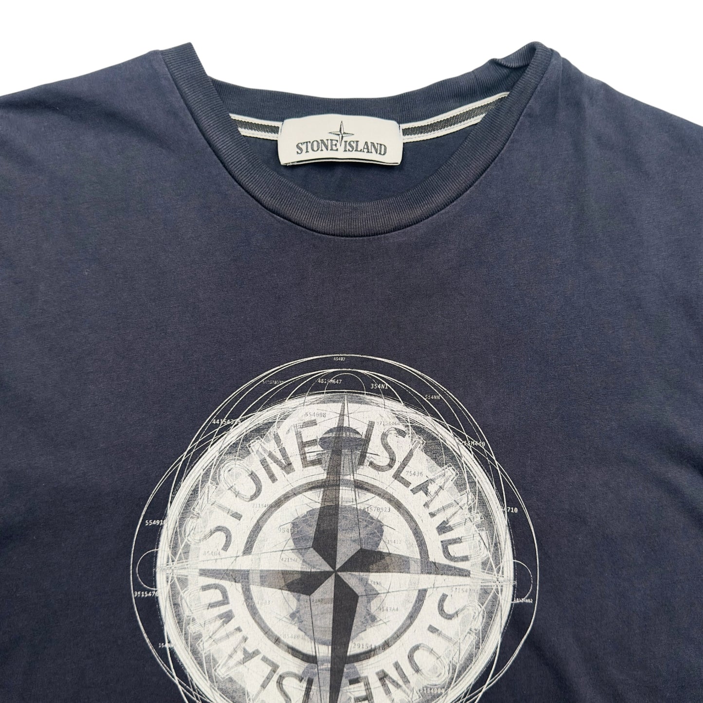 S/S 15 Stone Island Compass Logo T-Shirt - Navy