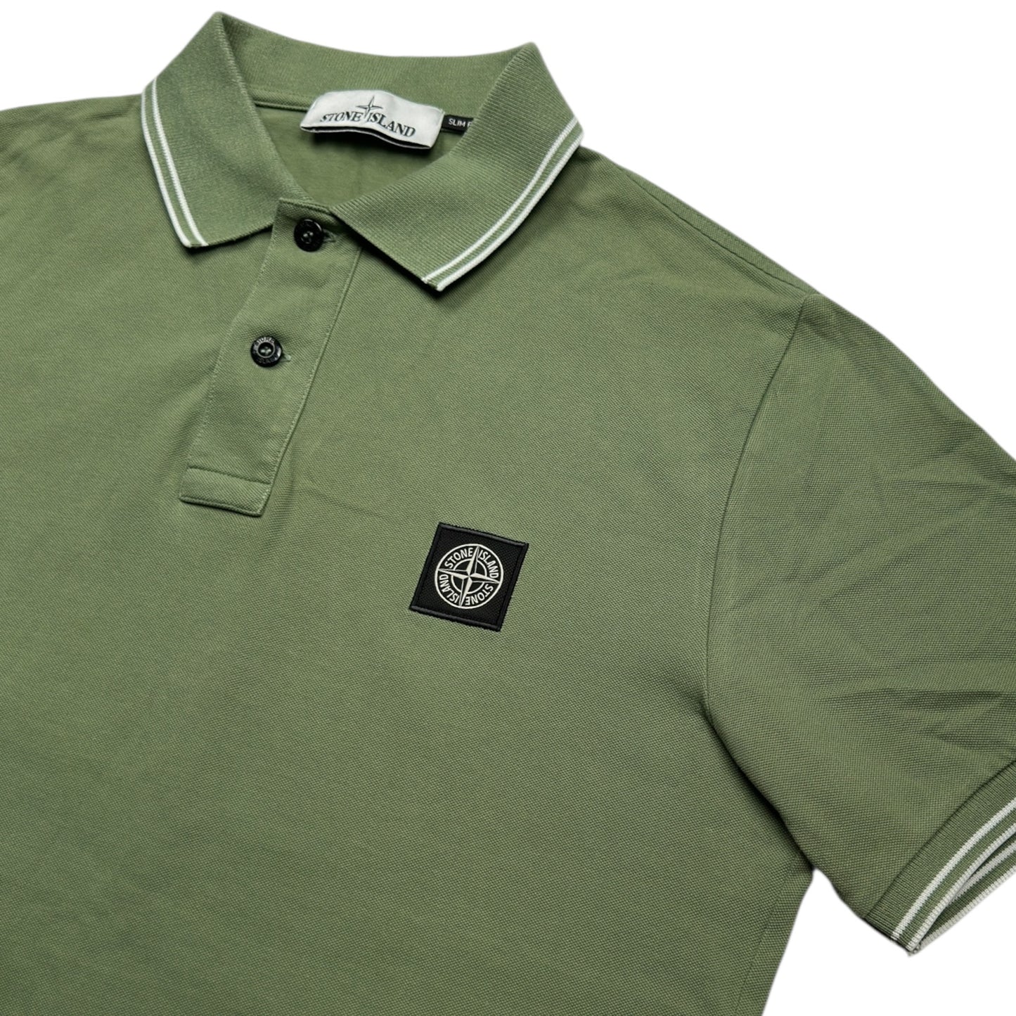 Stone Island Polo Shirt - Olive Green
