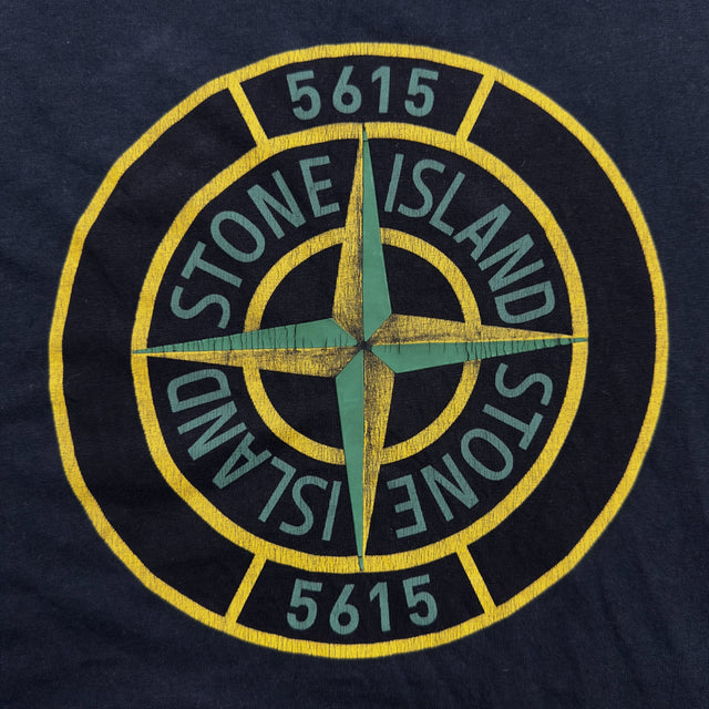 S/S 12 Stone Island Compass Logo T-Shirt - Black