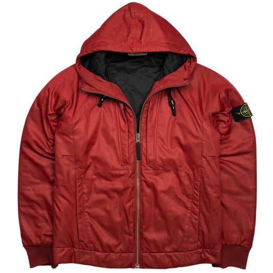 A/W 09 Stone Island Quilted Membrane Jacket - Red