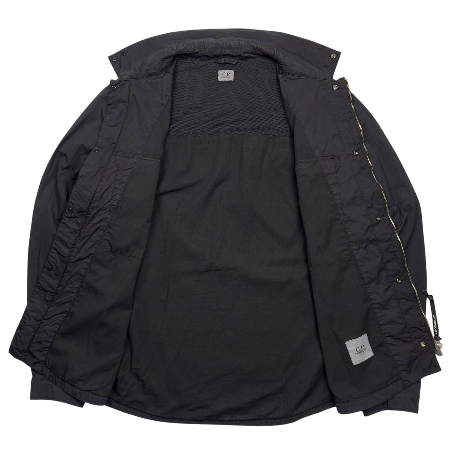 C.P. Company Microreps Nylon Overshirt – Black