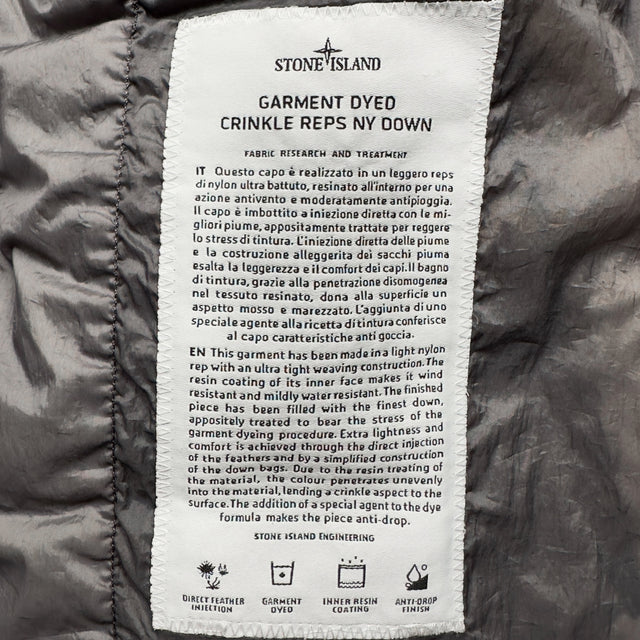 A/W 14 Stone Island Crinkle Reps NY Down Gilet - Dark Grey
