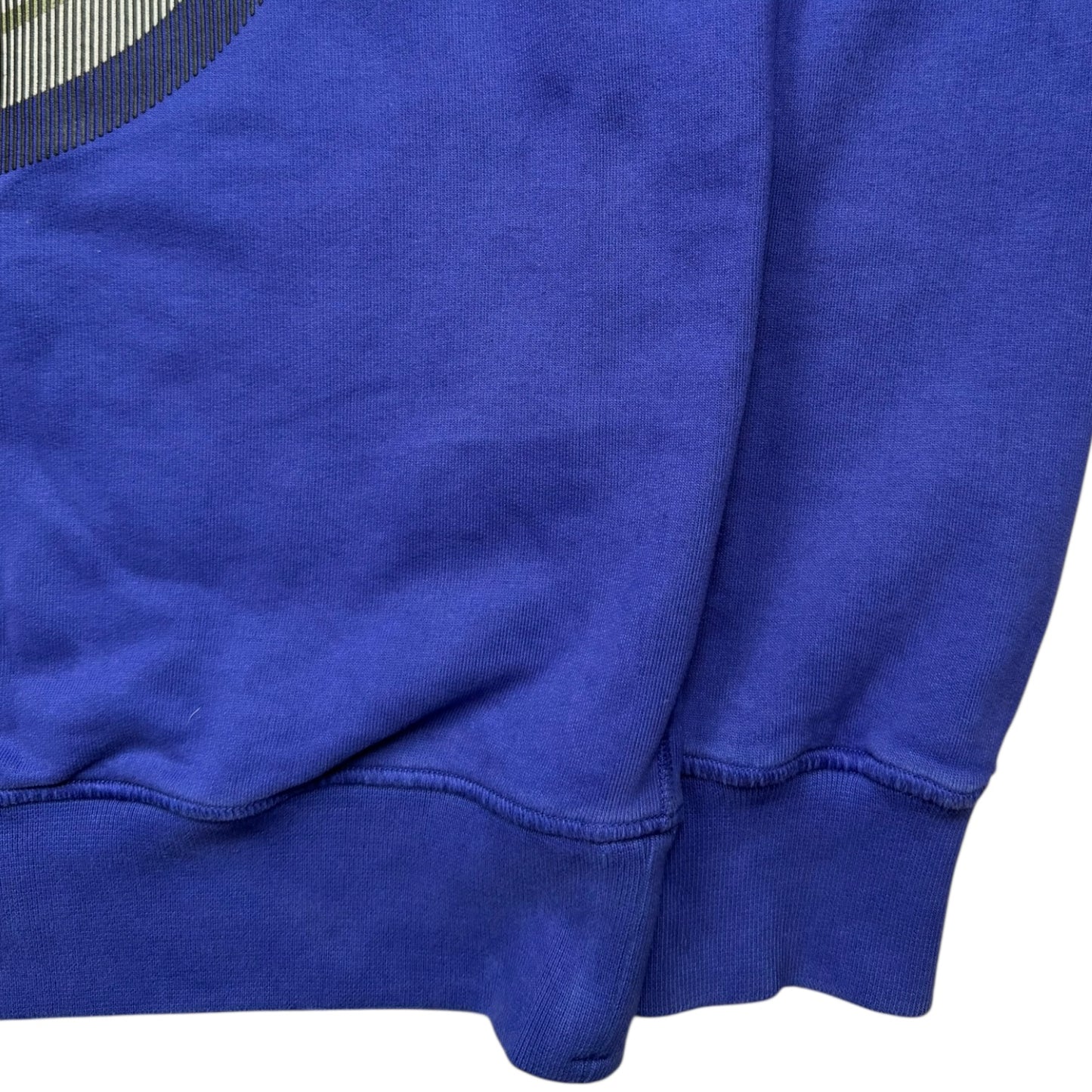 A/W 21 Stone Island 'Lenticular One' Rubber 3D Logo Crewneck - Blue