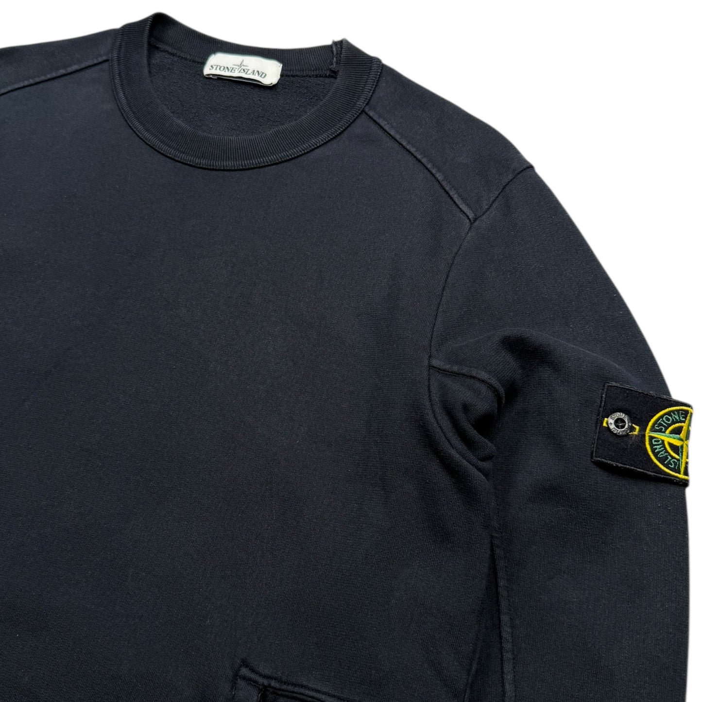 S/S 16 Stone Island Spellout Print Crewneck Sweater