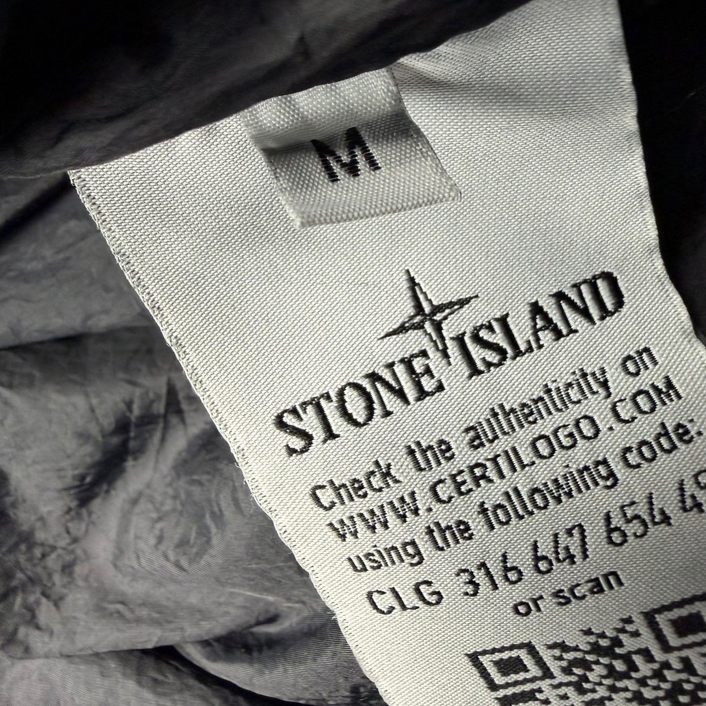 A/W 18 Stone Island Crinkle Reps NY Down Puffer Jacket - Black