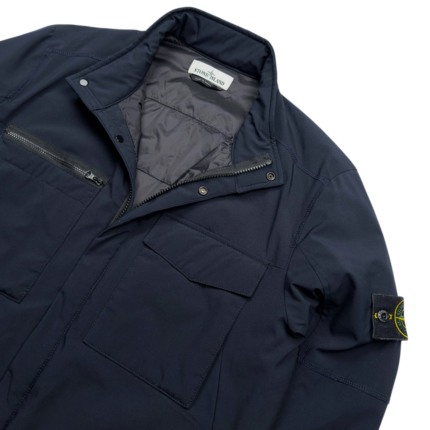 A/W 18 Stone Island Soft Shell Primaloft Jacket - Navy