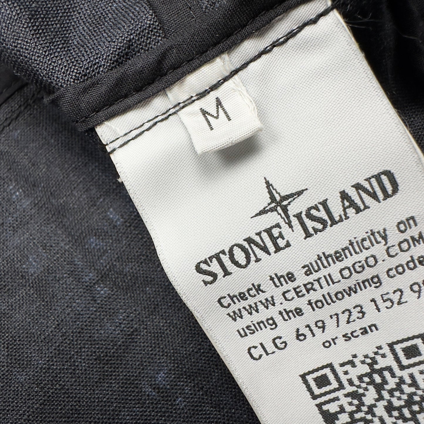 S/S 19 Stone Island Lino Resinato TC Jacket - Navy