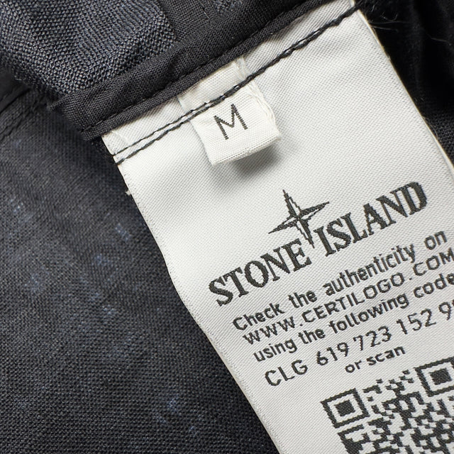 S/S 19 Stone Island Lino Resinato TC Jacket - Navy