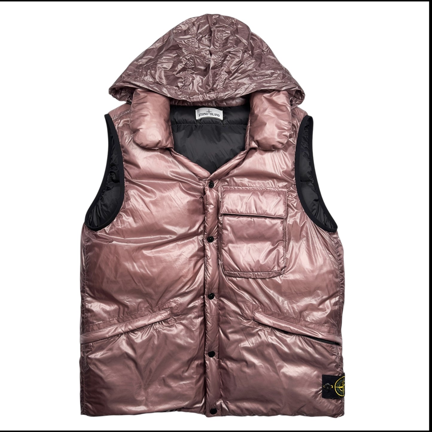 A/W 18 Stone Island Pertex Quantum Y Down Gilet - Dusty Pink