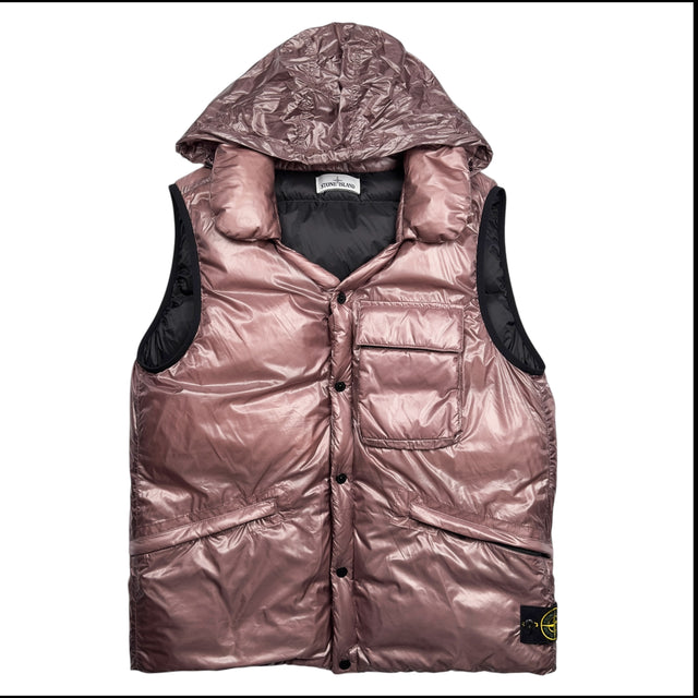 A/W 18 Stone Island Pertex Quantum Y Down Gilet - Dusty Pink