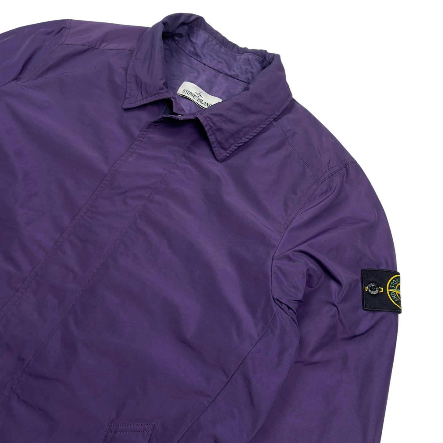 S/S 15 Stone Island Micro Reps Trench Coat - Purple