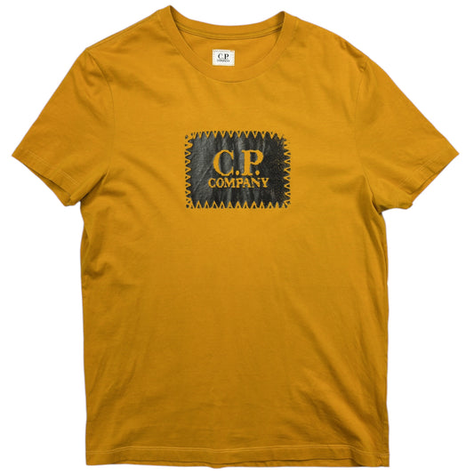 C.P. Company Big Stitch Logo T-Shirt - Orange