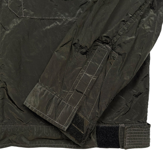 S/S 06 Stone Island Nylon Metal Overshirt - Dark Green