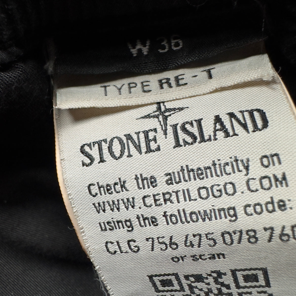 S/S 20 Stone Island Cargo Trousers - Black
