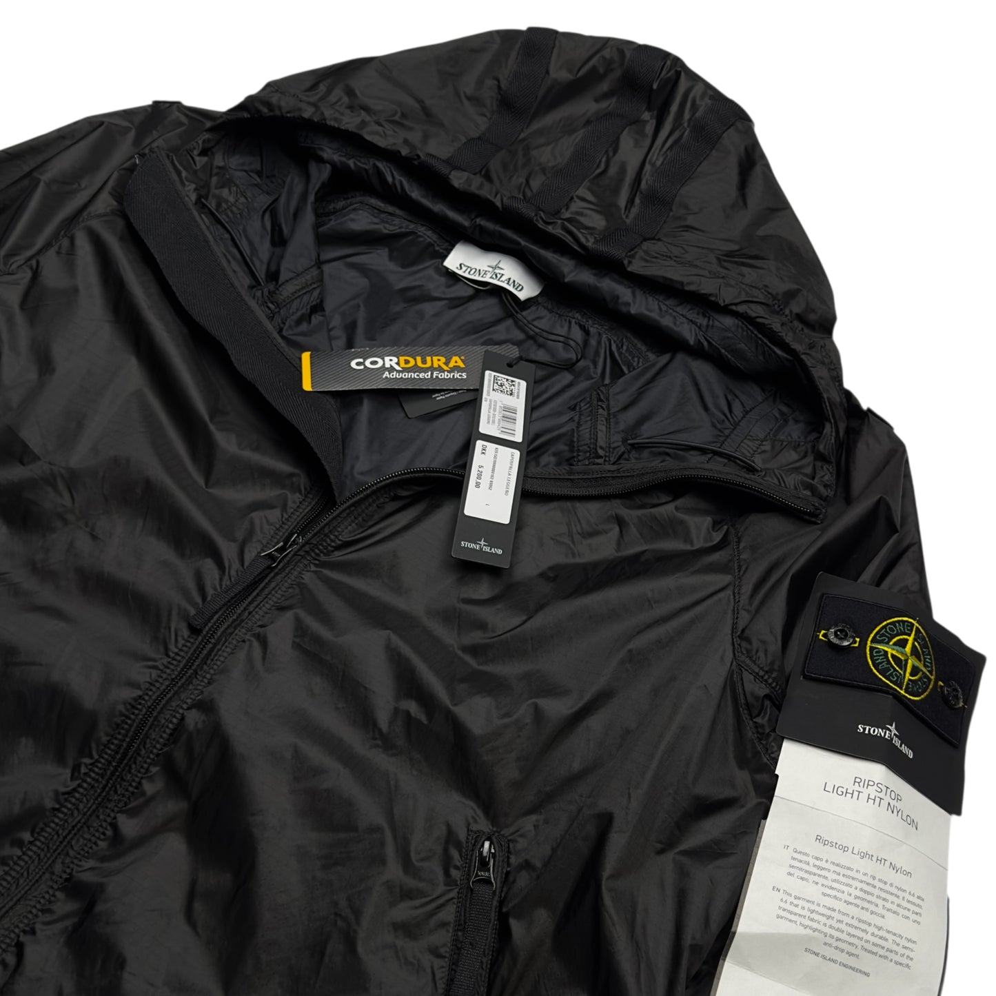 A/W 25 Stone Island Ripstop Light HT Nylon Windbreaker Jacket