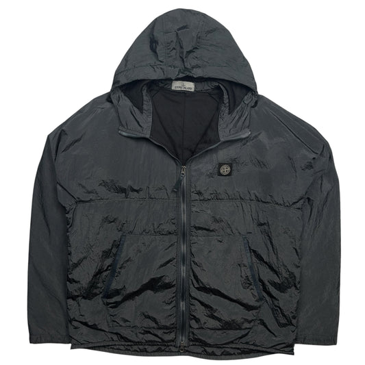 A/W 19 Stone Island Nylon Metal Watro Ripstop Windbreaker Jacket - Dark Grey