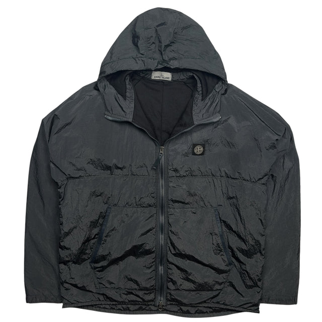 A/W 19 Stone Island Nylon Metal Watro Ripstop Windbreaker Jacket - Dark Grey