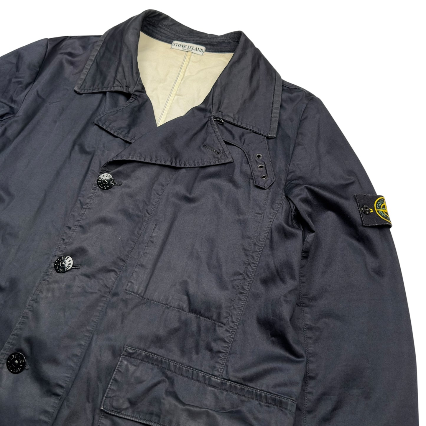 S/S 09 Stone Island Trench Coat - Navy
