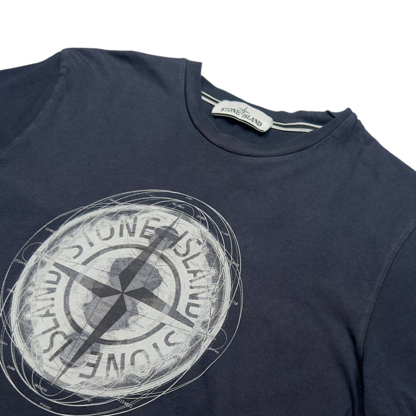 S/S 15 Stone Island Compass Logo T-Shirt - Navy