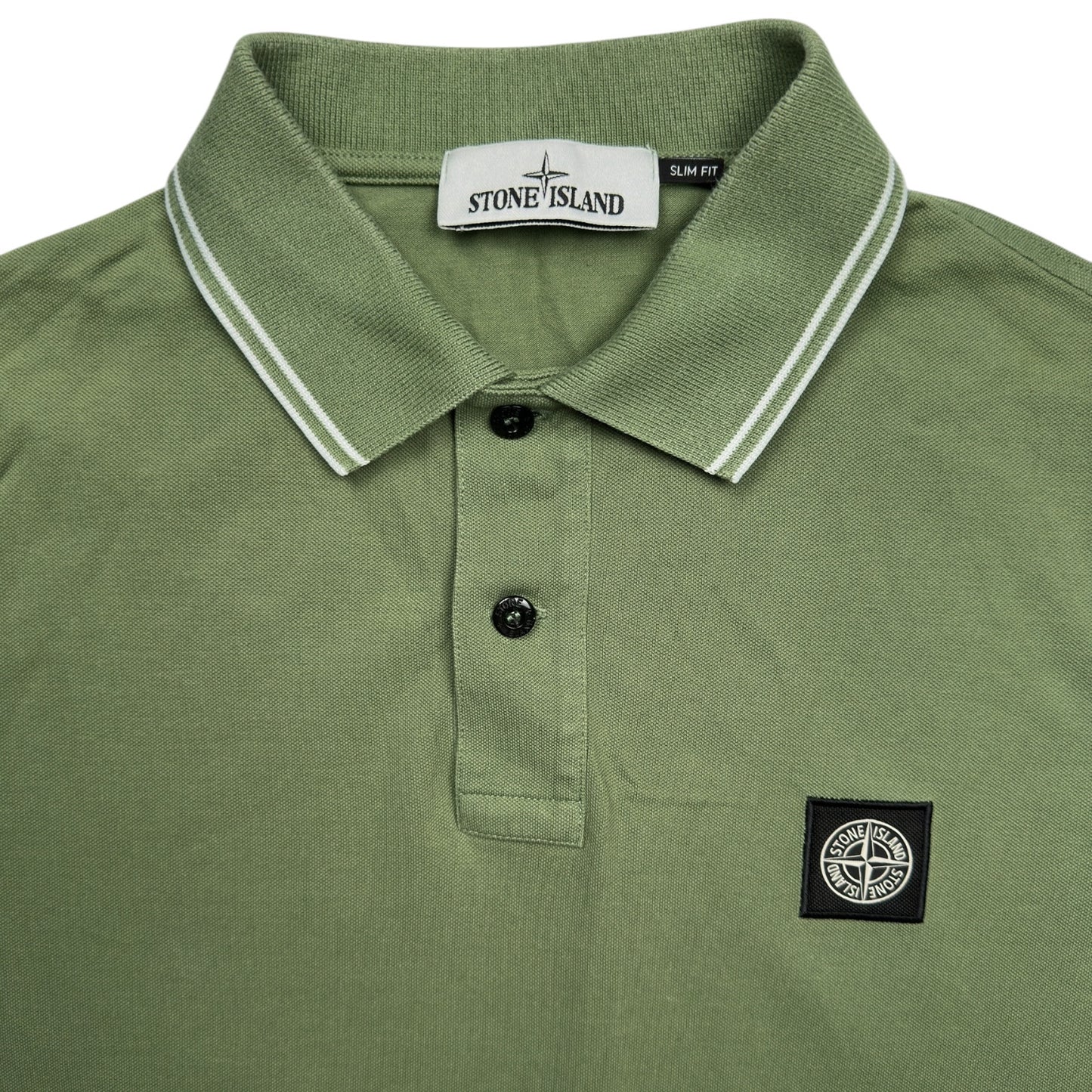 Stone Island Polo Shirt - Olive Green