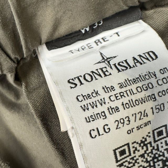 S/S 18 Stone Island Cotton Cargo Trousers - Khaki