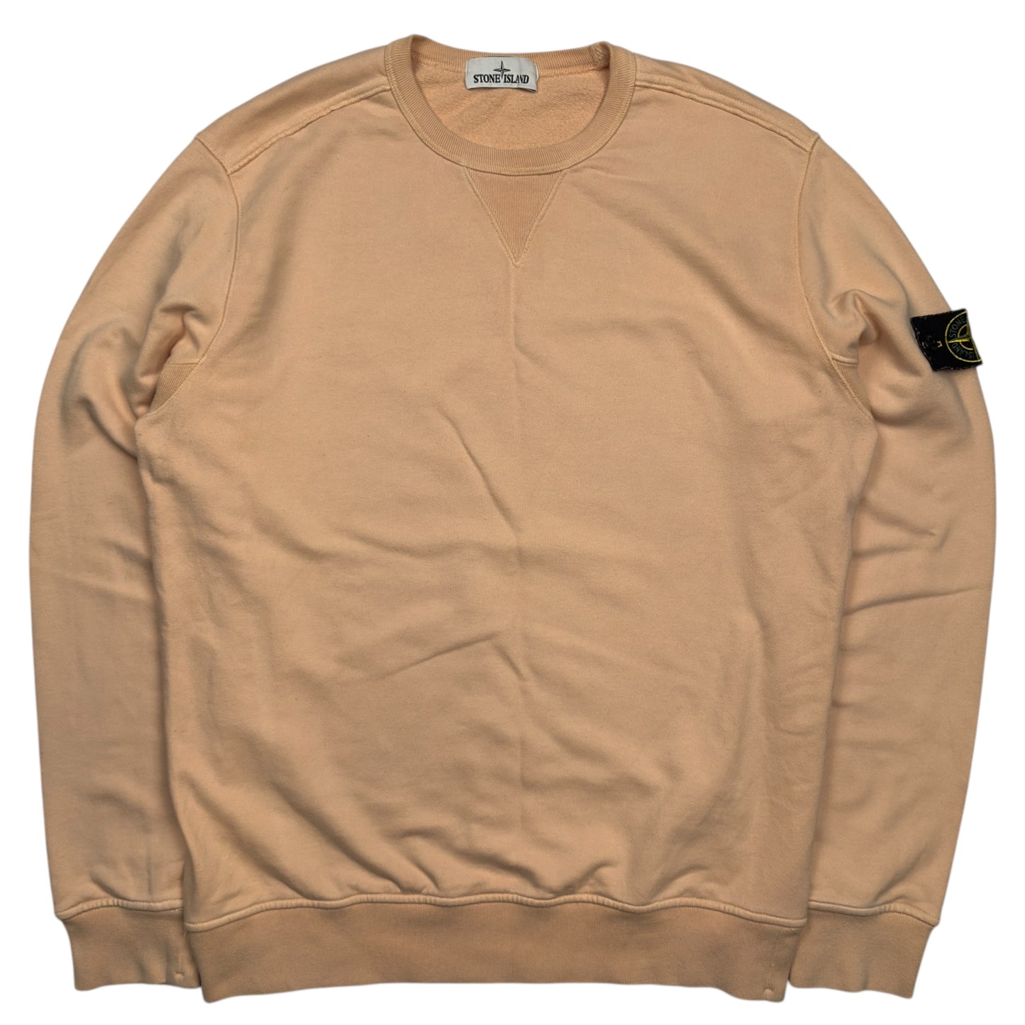 S/S 18 Stone Island Crewneck Sweater - Peach