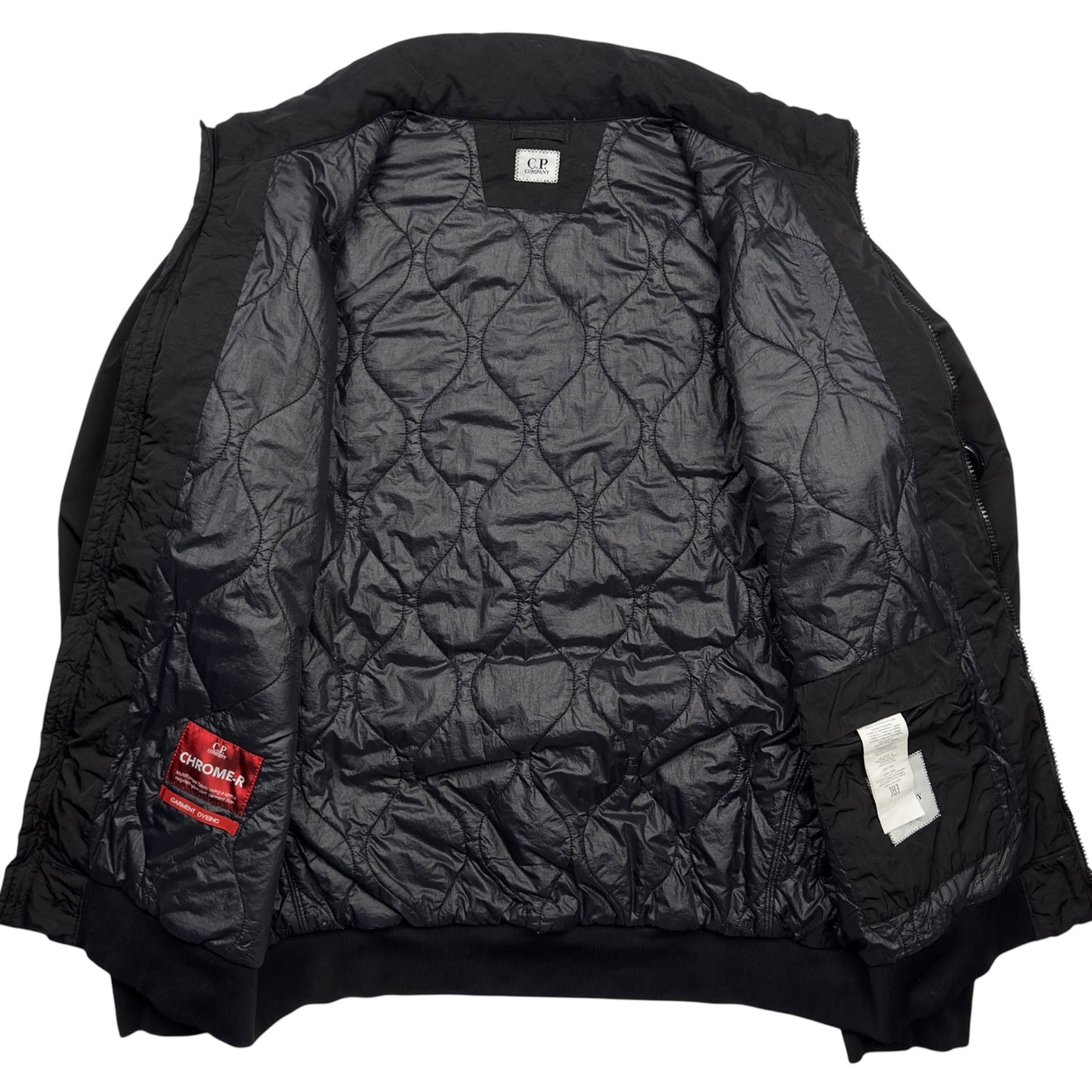 C.P. Company Chrome R Bomber Jacket - Black