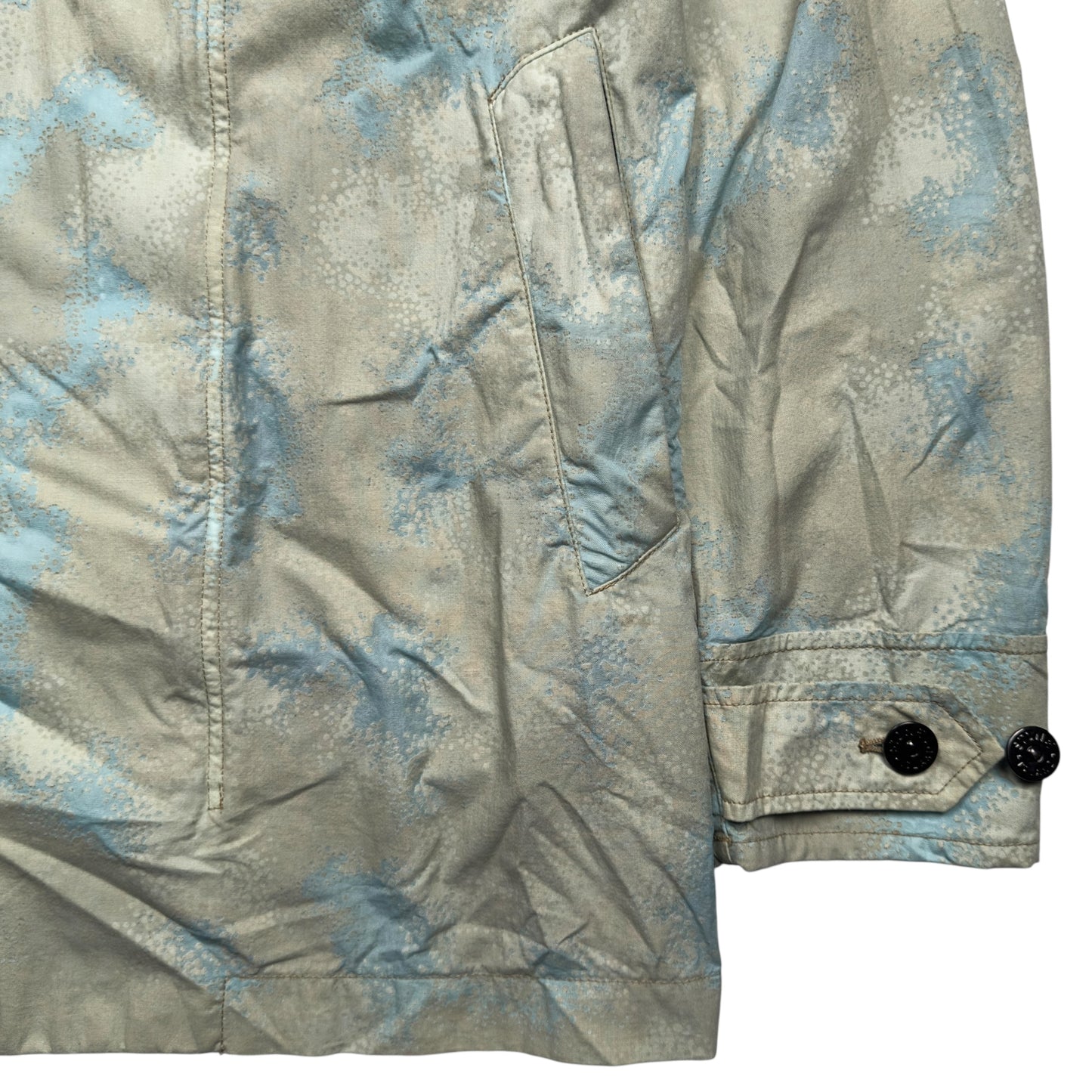 S/S 20 Stone Island Camo Devore Watro TC Jacket