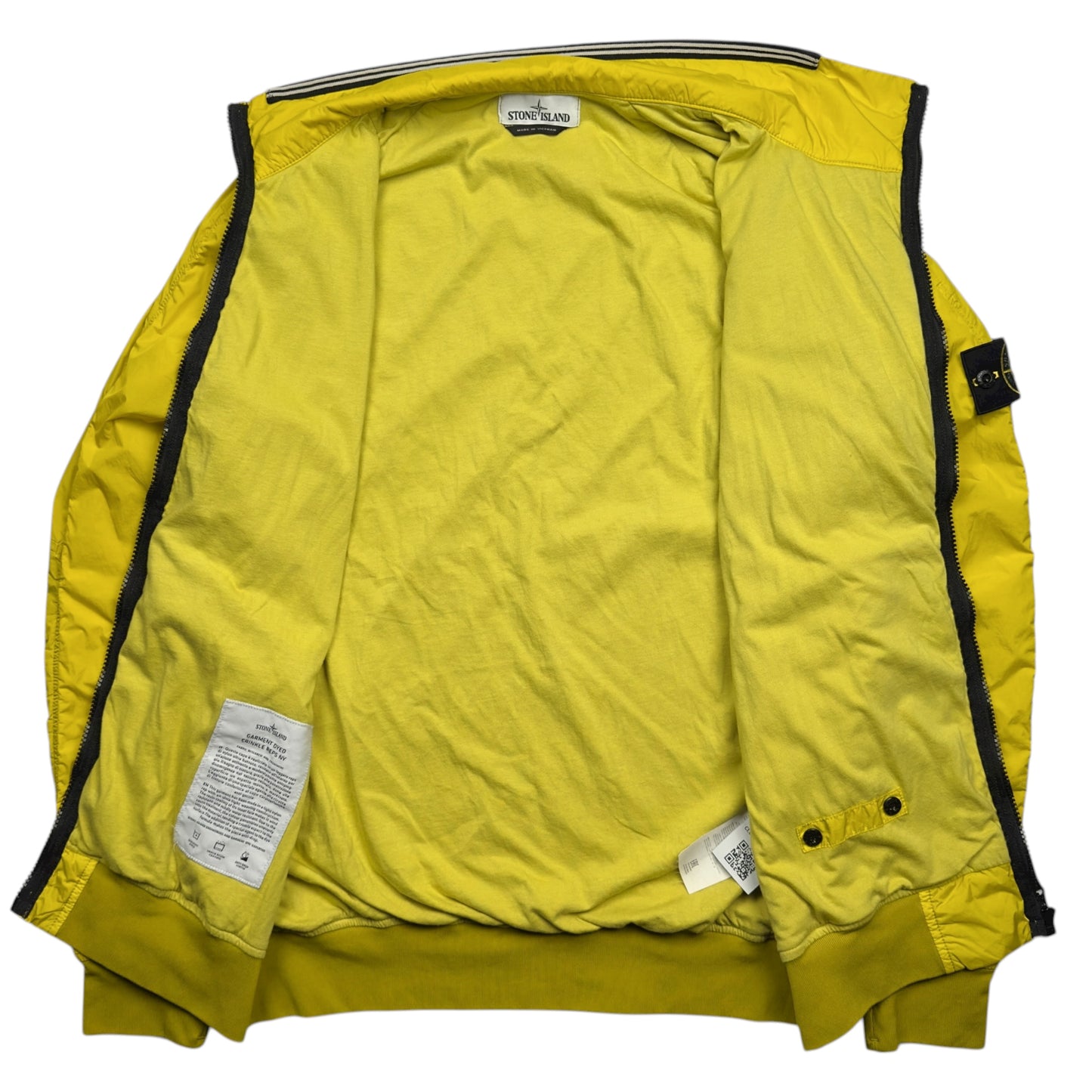 S/S 19 Stone Island Crinkle Reps NY Jacket - Yellow