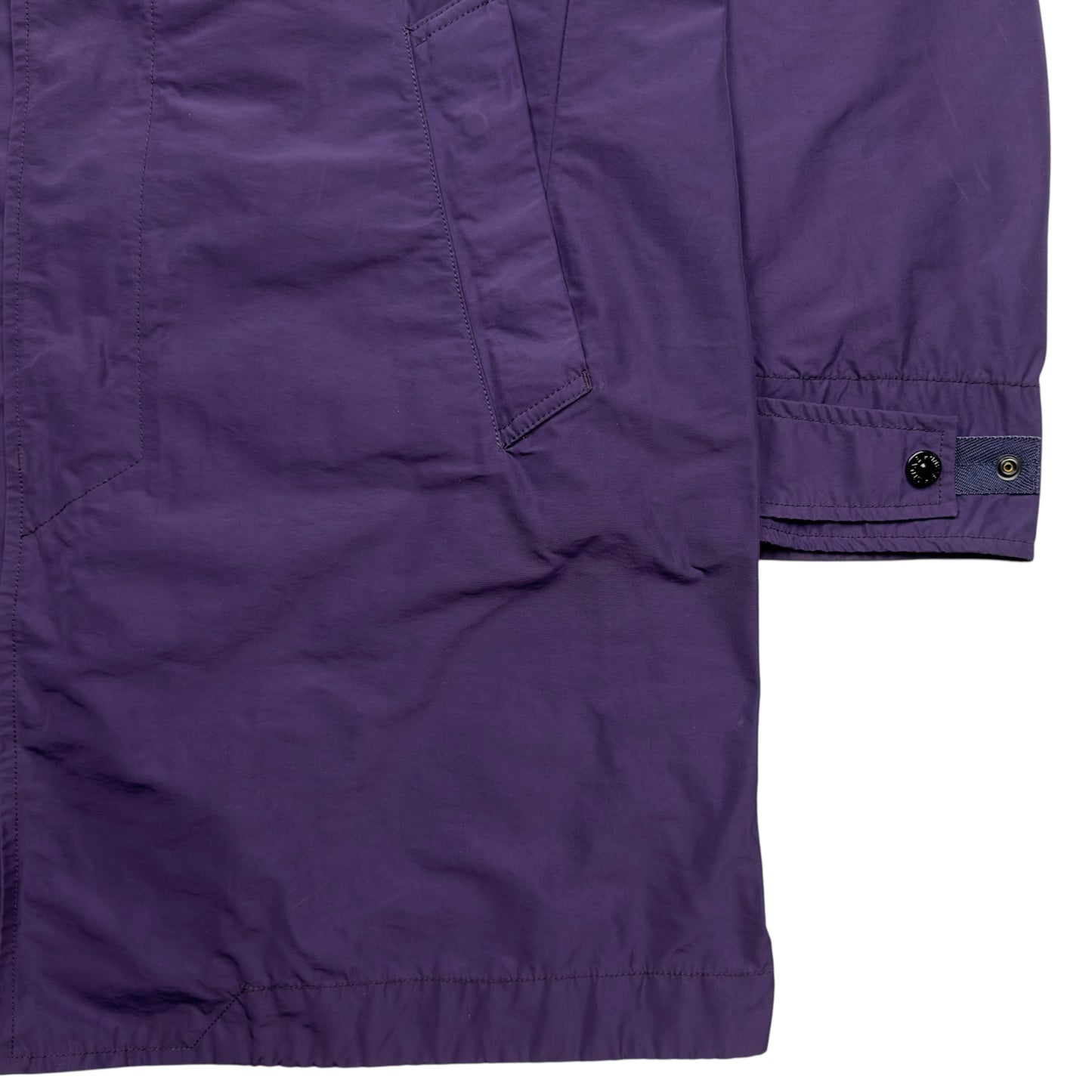 S/S 15 Stone Island Micro Reps Trench Coat - Purple