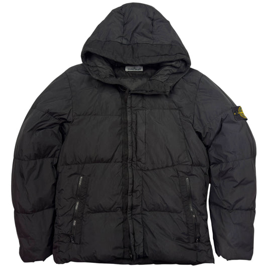 A/W 17 Stone Island Crinkle Reps NY Down Puffer Jacket - Black