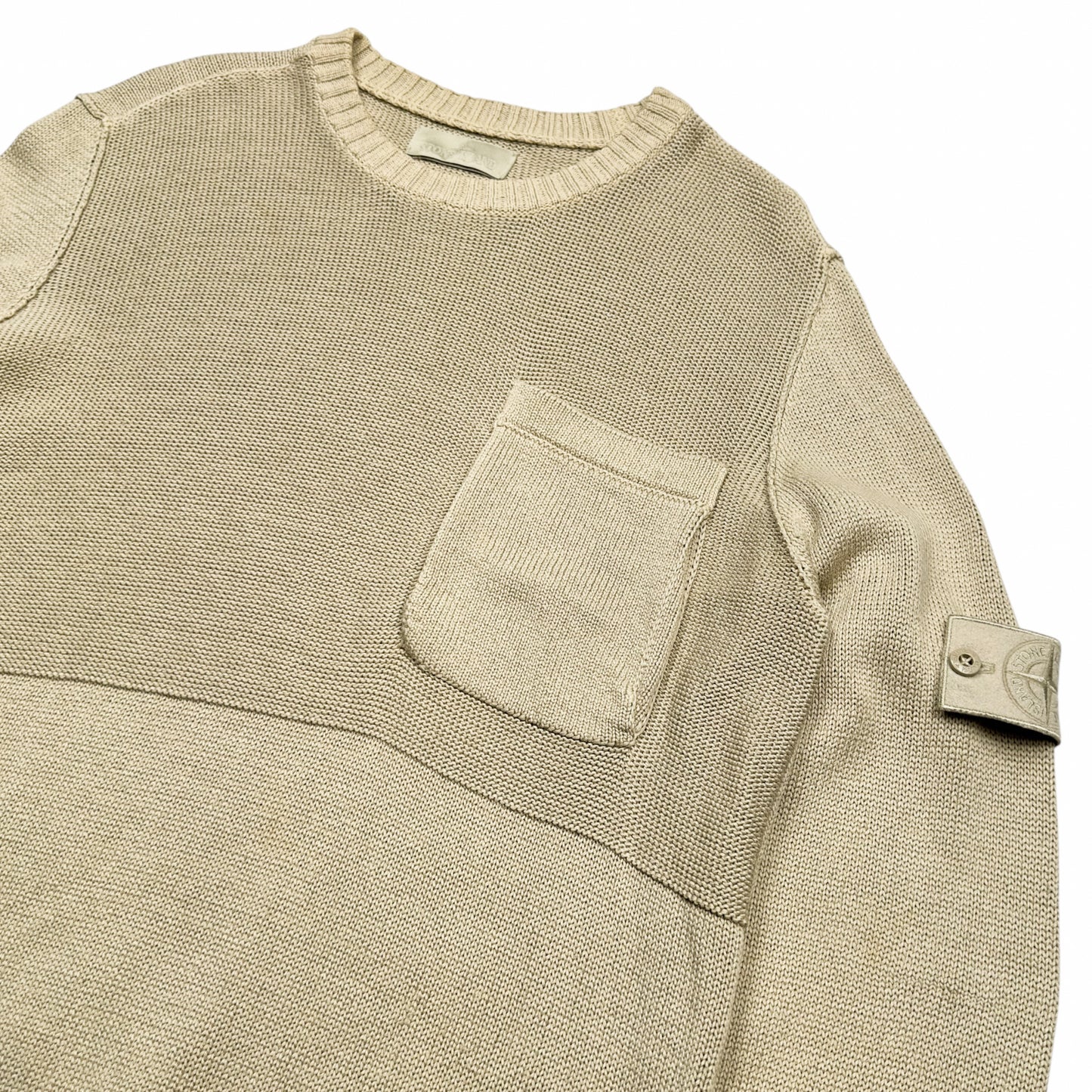 S/S 19 Stone Island Ghost Mercerised Cotton Knitted Sweater