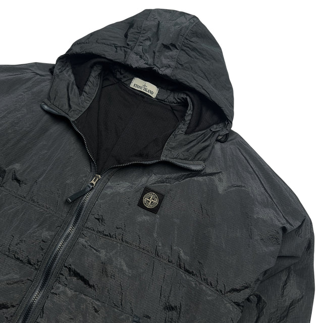 A/W 19 Stone Island Nylon Metal Watro Ripstop Windbreaker Jacket - Dark Grey