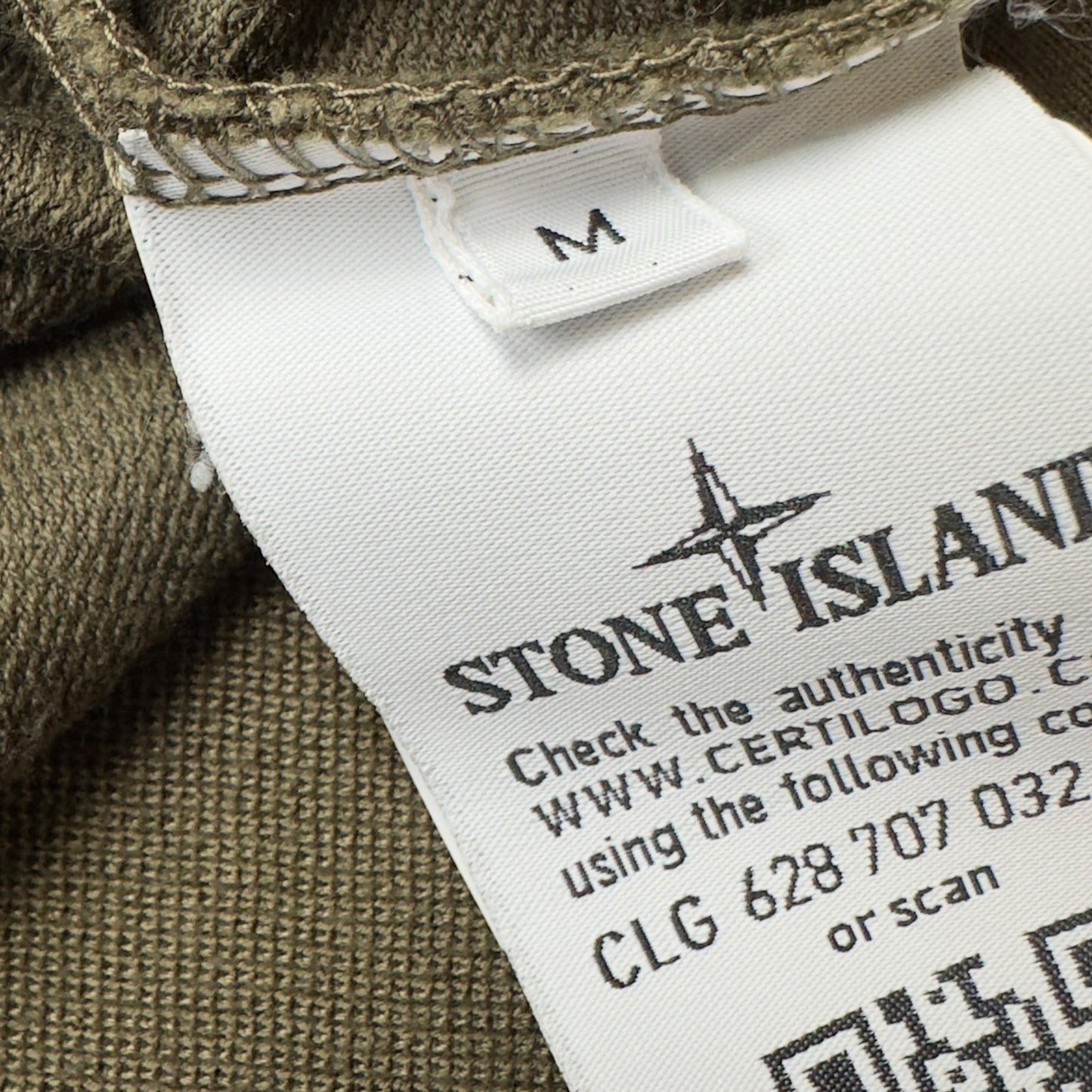 S/S 21 Stone Island Khaki Ghost Crewneck Sweater