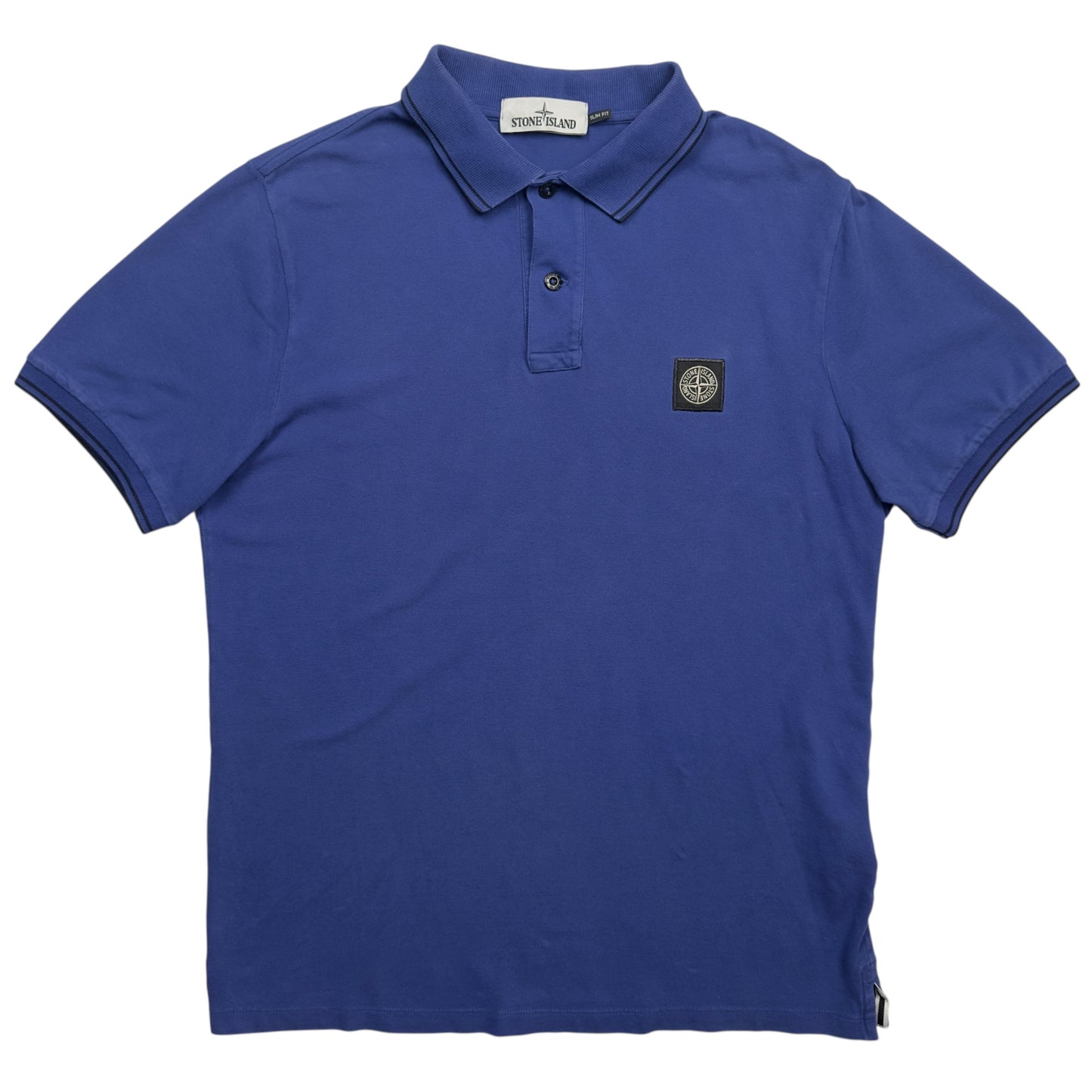 Stone Island Slim Fit Polo Shirt - Cobalt Blue