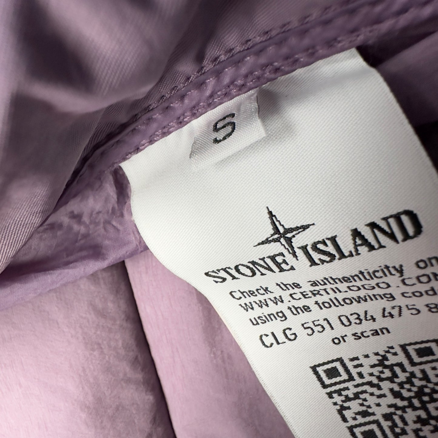 A/W 20 Stone Island Loom Woven Down Chambers Stretch Nylon Down TC Puffer Jacket - Purple