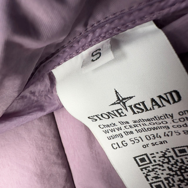A/W 20 Stone Island Loom Woven Down Chambers Stretch Nylon Down TC Puffer Jacket - Purple
