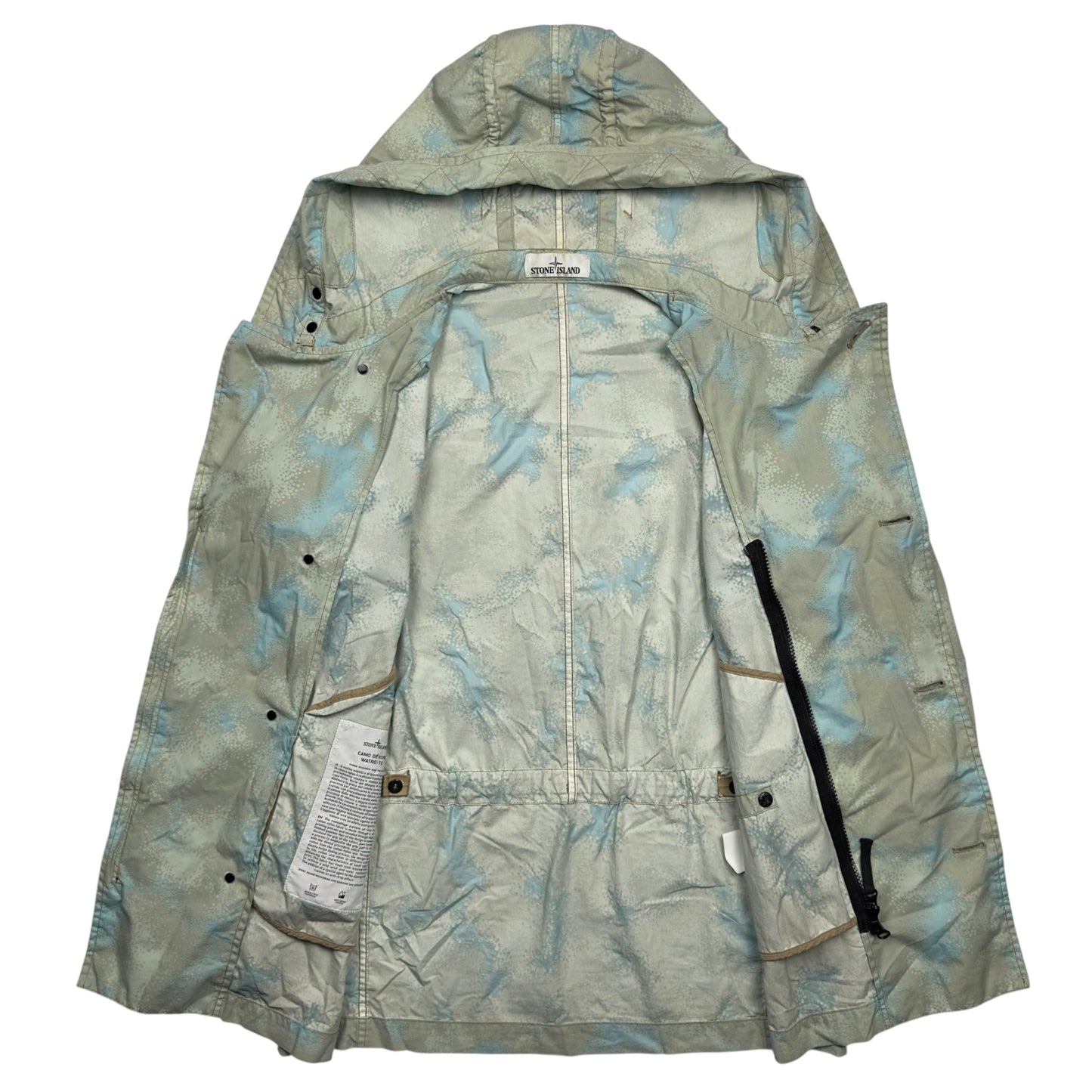 S/S 20 Stone Island Camo Devore Watro TC Jacket