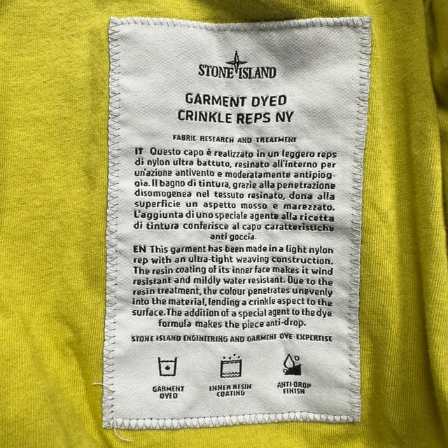 S/S 19 Stone Island Crinkle Reps NY Jacket - Yellow