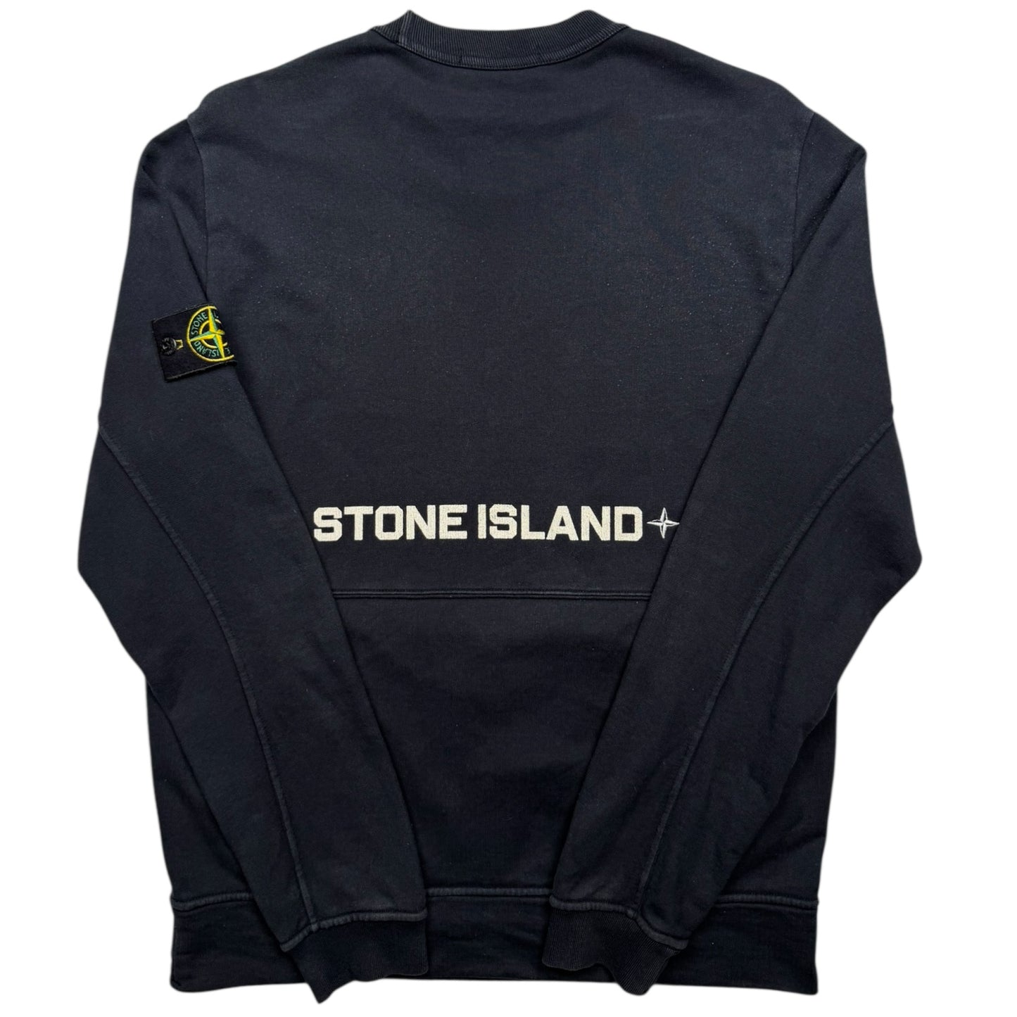 S/S 16 Stone Island Spellout Print Crewneck Sweater