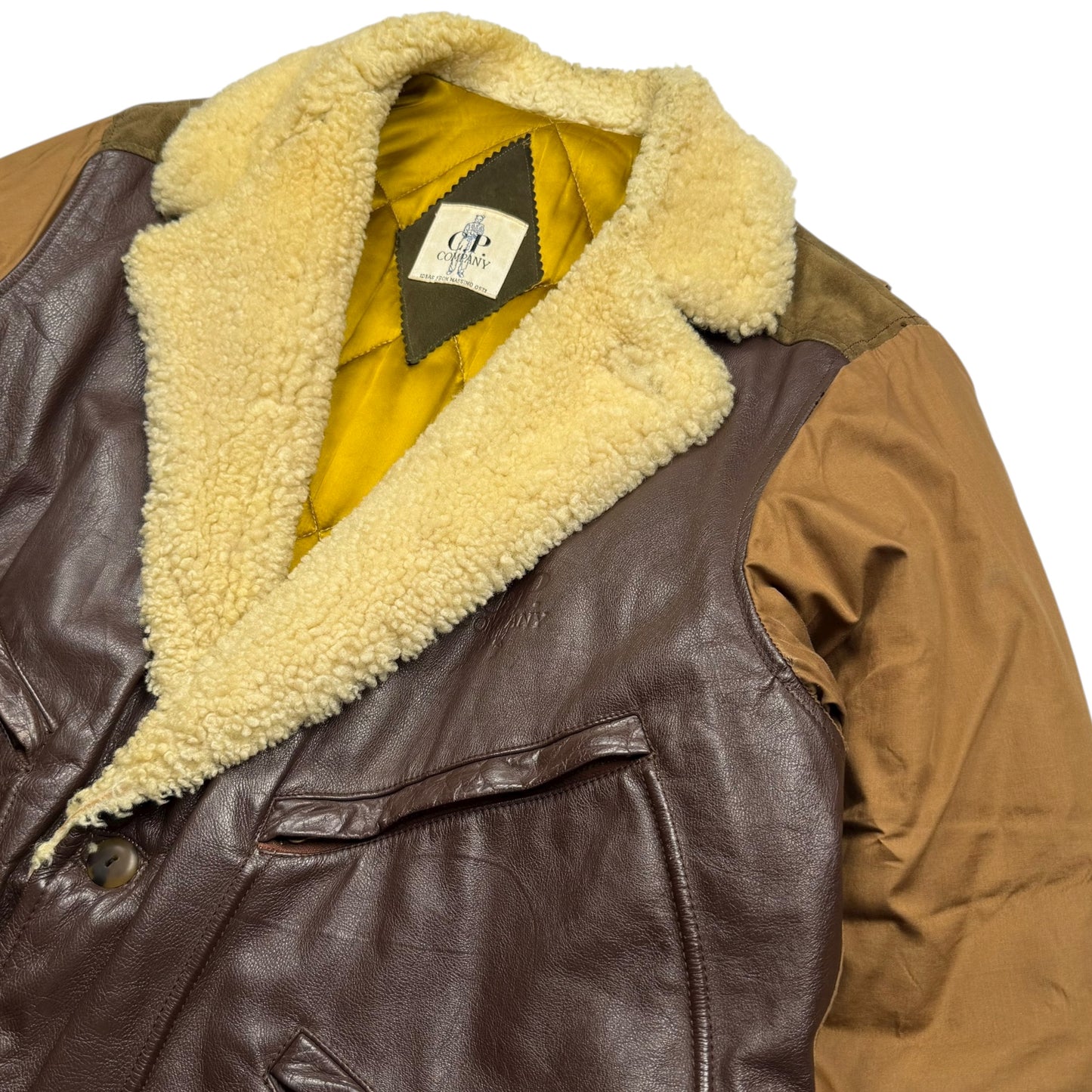 A/W 82 C.P. Company Leather Shearling Coat