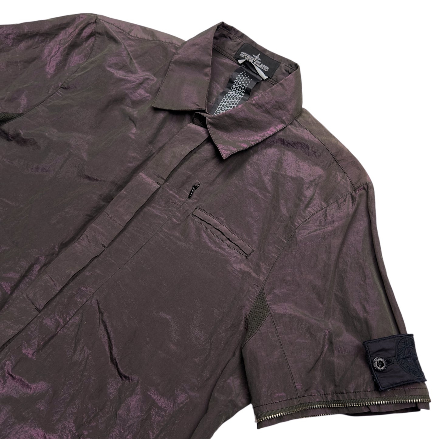 S/S 17 Stone Island Shadow Project Cotton Metal Weft Overshirt