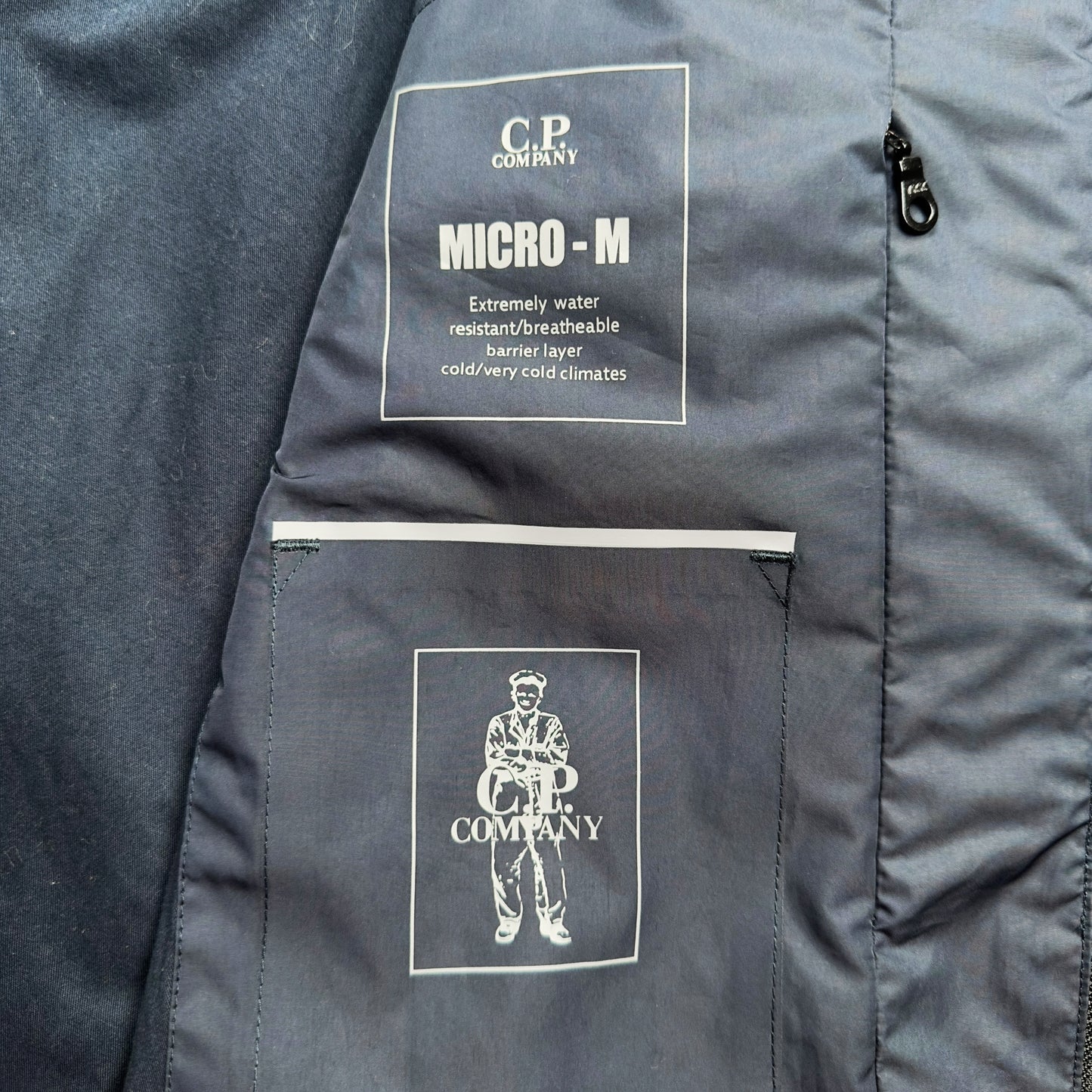 C.P. Company Micro M Goggle Jacket - Navy