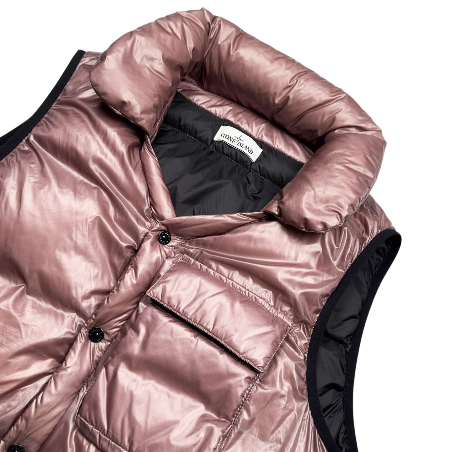 A/W 18 Stone Island Pertex Quantum Y Down Gilet - Dusty Pink