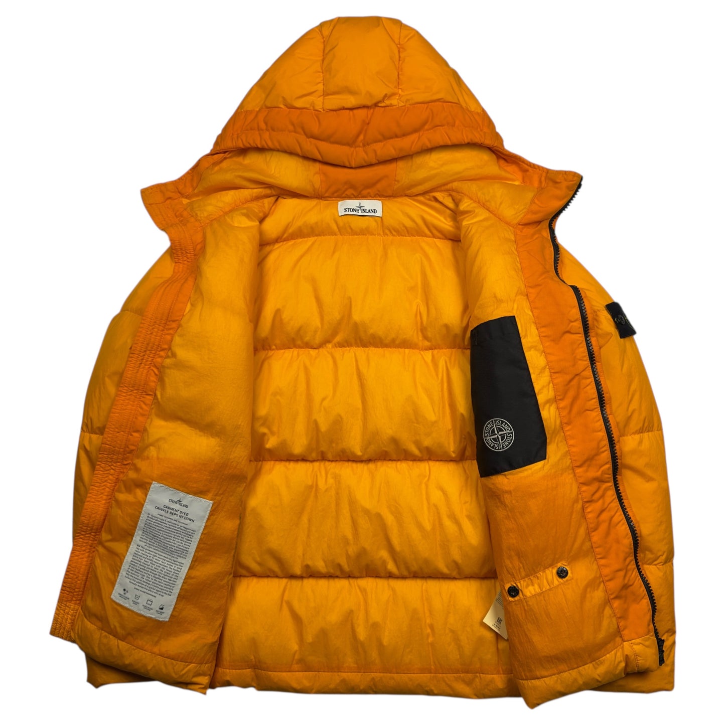 A/W 17 Stone Island Crinkle Reps NY Down Puffer Jacket - Orange